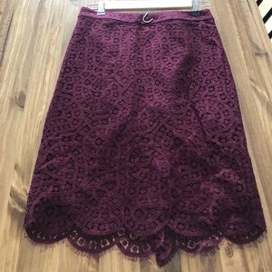 Loft lace skirt